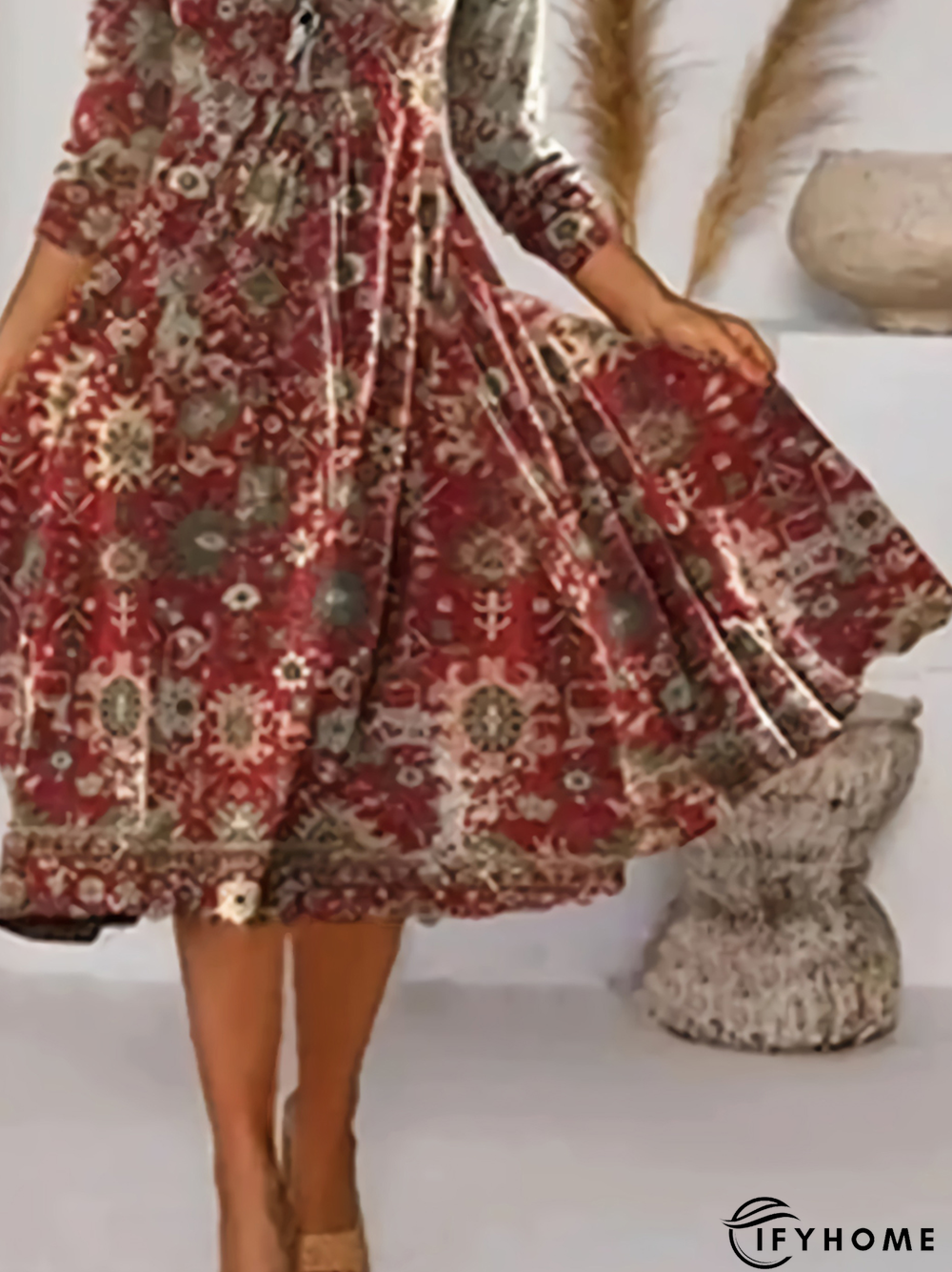 Ombre Knitting Dress | IFYHOME