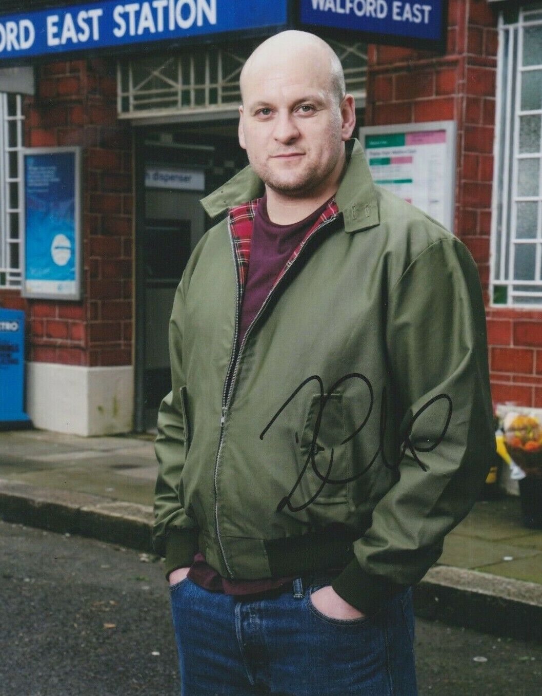 Ricky Champ **HAND SIGNED** 10x8 Photo Poster painting ~ Eastenders (Stuart Highway)