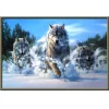 Running wolf | Full Round Diamond Painting Kits