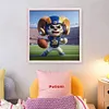 【Limited Stock Sale】Los Angeles Rams Football-11CT Stamped Cross Stitch 40*40cm tapestrymarket