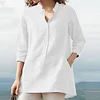 Gioiacombo&trade; Camicia casual da donna con colletto alla coreana per la primavera e l'estate