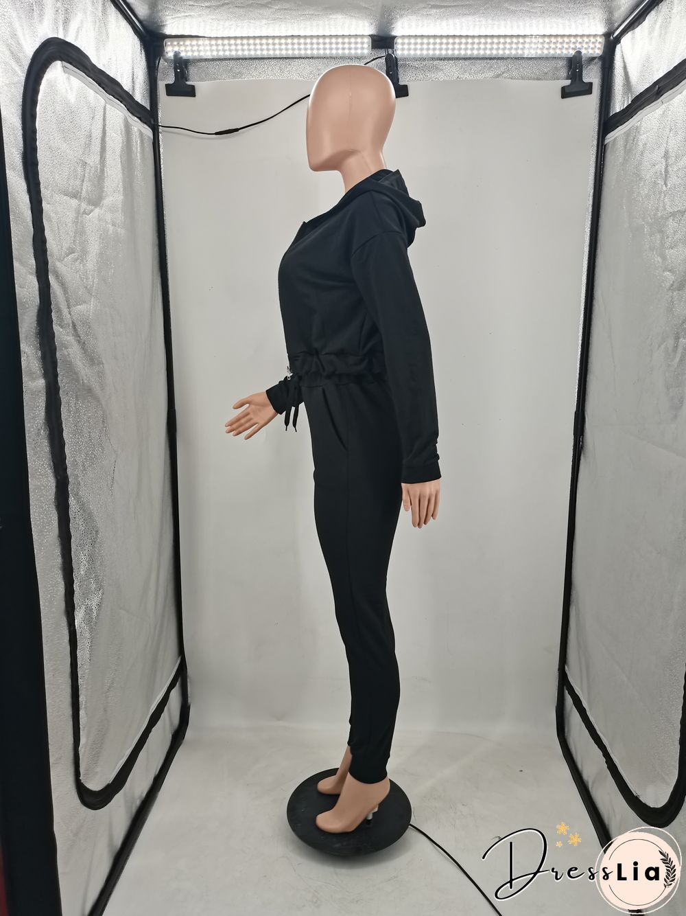 Hoodie Jackets with Tank and Jogger Pants Sweatsuit