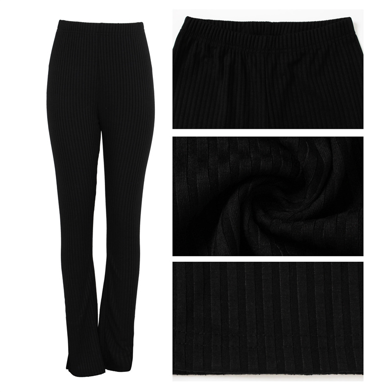 Ootddress Women High Waist Skinny Pants Leggings Slim Elastic Black Pants Fashion Casual Trousers Female 2025 Spring Streetwear