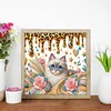 (Multistyle) Chat - Peinture Diamant En Forme Sp&eacute;ciale - 30 * 30CM