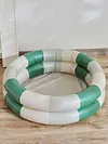 Inflatable Swimming Pool Baby  Outdoor Paddling Pool (Beige 90cm diameter)