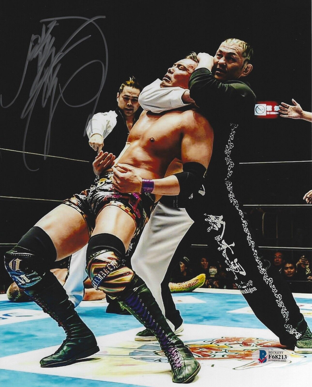 Minoru Suzuki Signed 8x10 Photo Poster painting BAS Beckett COA New Japan Pro Wrestling Auto'd 3