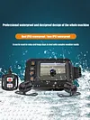 Motorcycle DVR HD 1080P Front Rear View Dash Cam IP65 Waterproof Parking Monitor