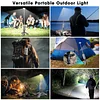 Telescopic Camping Light, Portable Outdoor Rechargeable Camping Lantern 