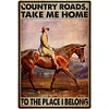 Cowboy - Vintage Metal Signs - 30*40cm