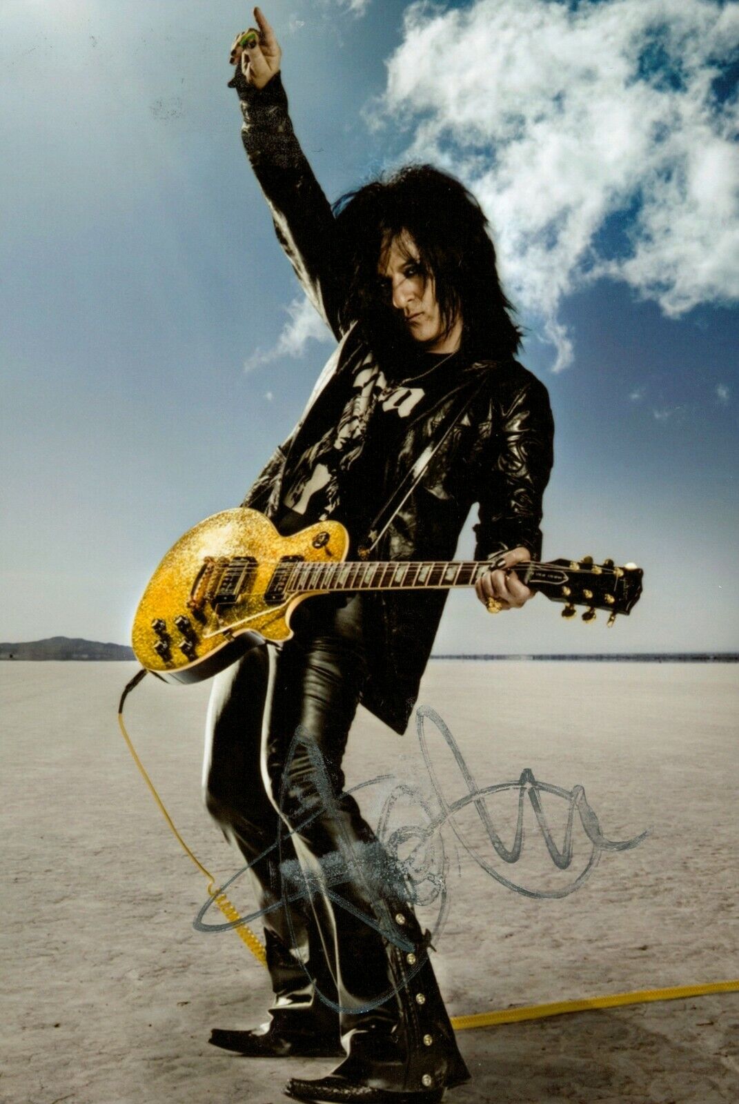 Steve Stevens Signed 6x4 Photo Poster painting Guitarist Billy Idol Rock Glam Autograph + COA