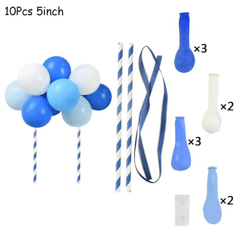 First Birthday Baby Boy Girl Party 1st Birthday Party Decoration Banner Balloons 1 One Year Old Party Baby Shower Decor Supplies