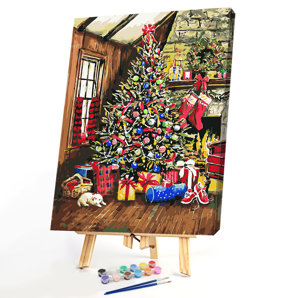 

40*50cm - Paint By Numbers - Xmas Tree, 501 Original
