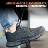 Gioiacombo™ Nuove scarpe antinfortunistiche leggere antismash e antiperforazione