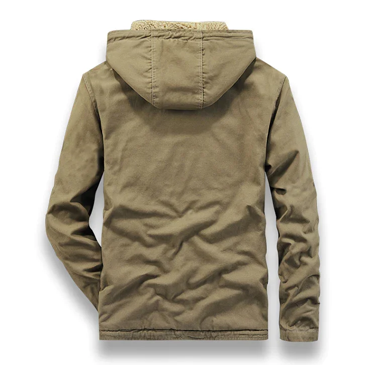 Men's Hooded Casual Fleece Jacket