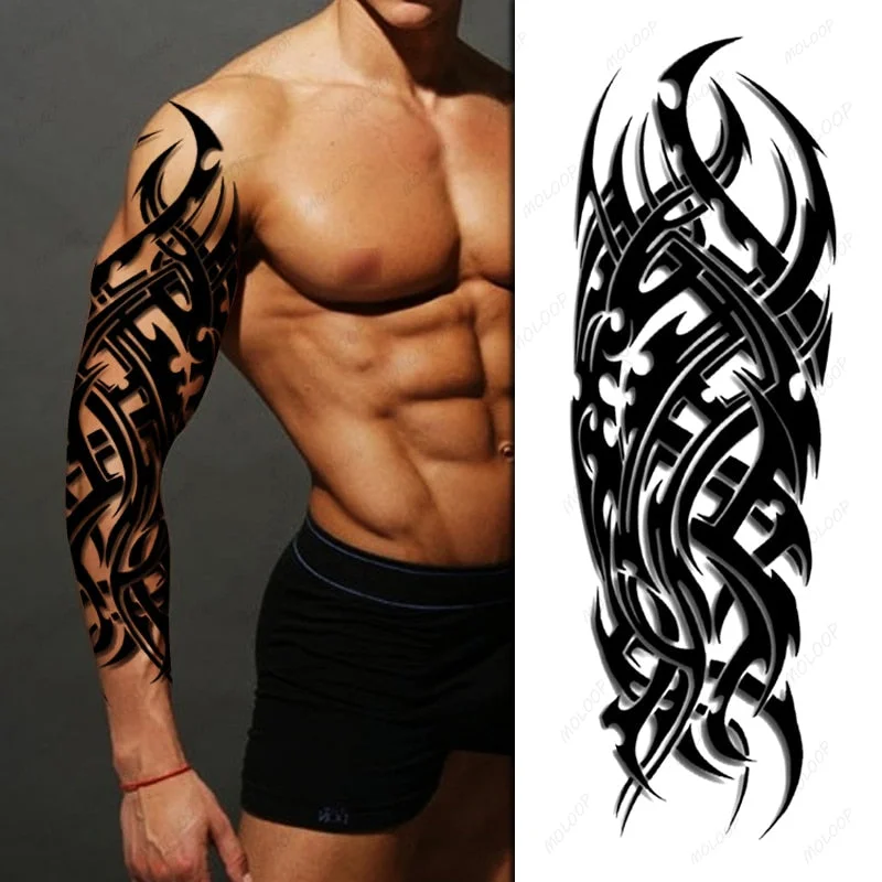 Waterproof Temporary Tattoo Sticker Jesus Virgin sister Peace Pigeon bird flower Full Arm Tatoo Flash Fake Tatto for Men Women