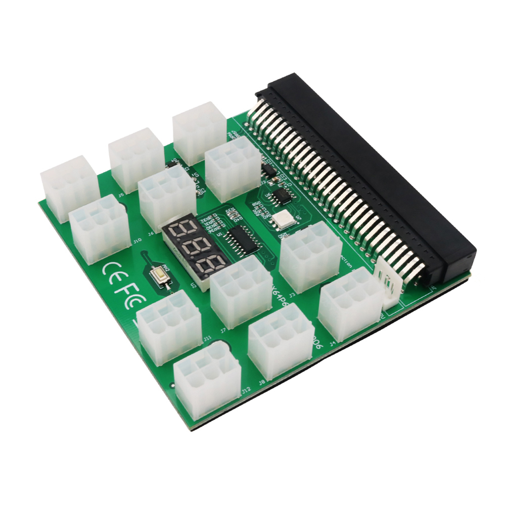 

1200W PSU Unit Breakout Board 12 Ports ATX 6 Pin for DPS-800GB 1200FB A, 501 Original