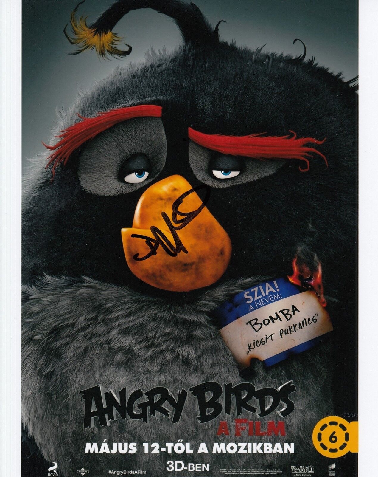 DANNY MCBRIDE signed (ANGRY BIRDS) MOVIE 8X10 Photo Poster painting *BOMB* autographed W/COA #2