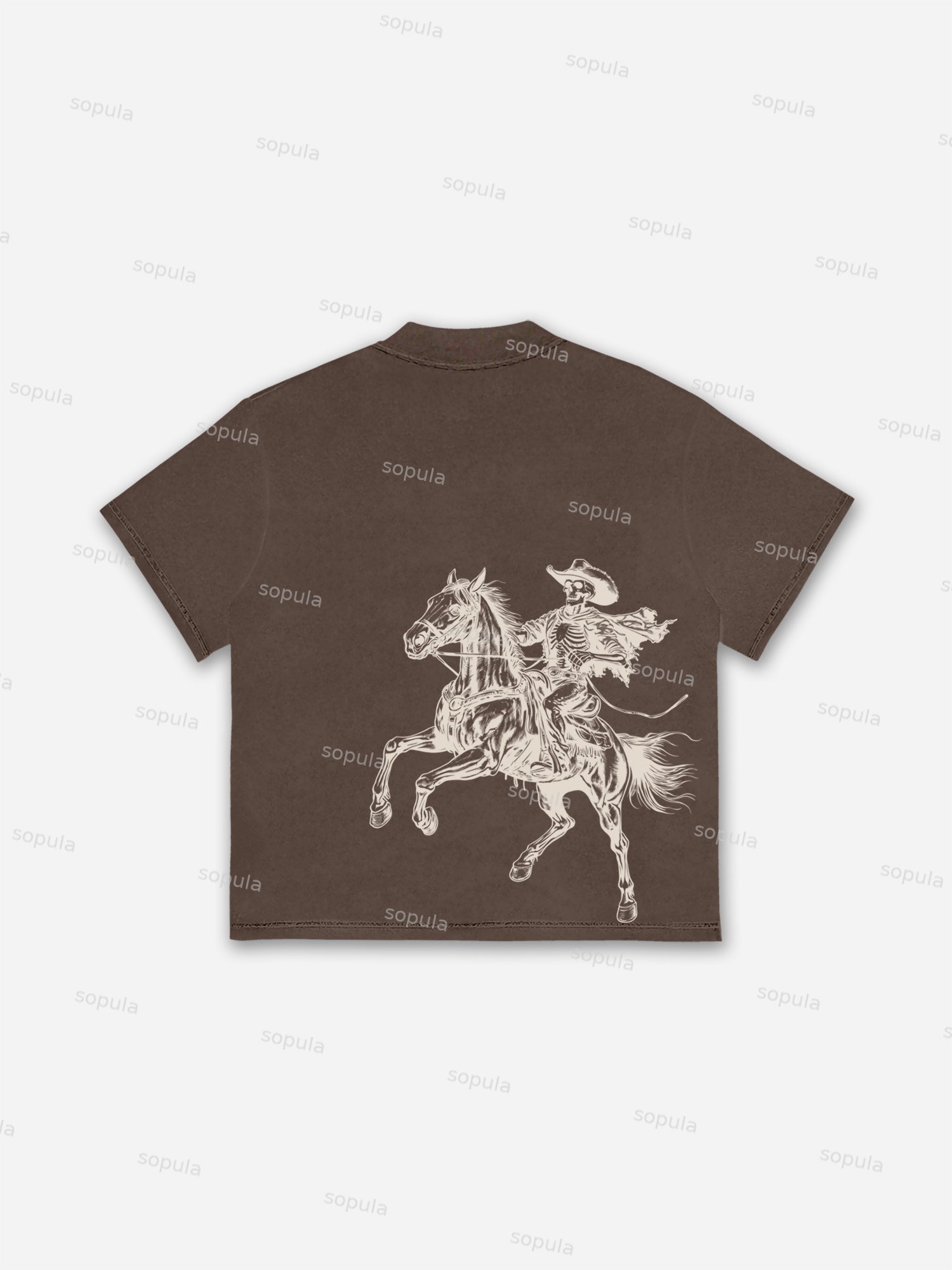 Live Free, Die Hard Western Cowboy Graphic Cotton T-shirt - SOPULA
