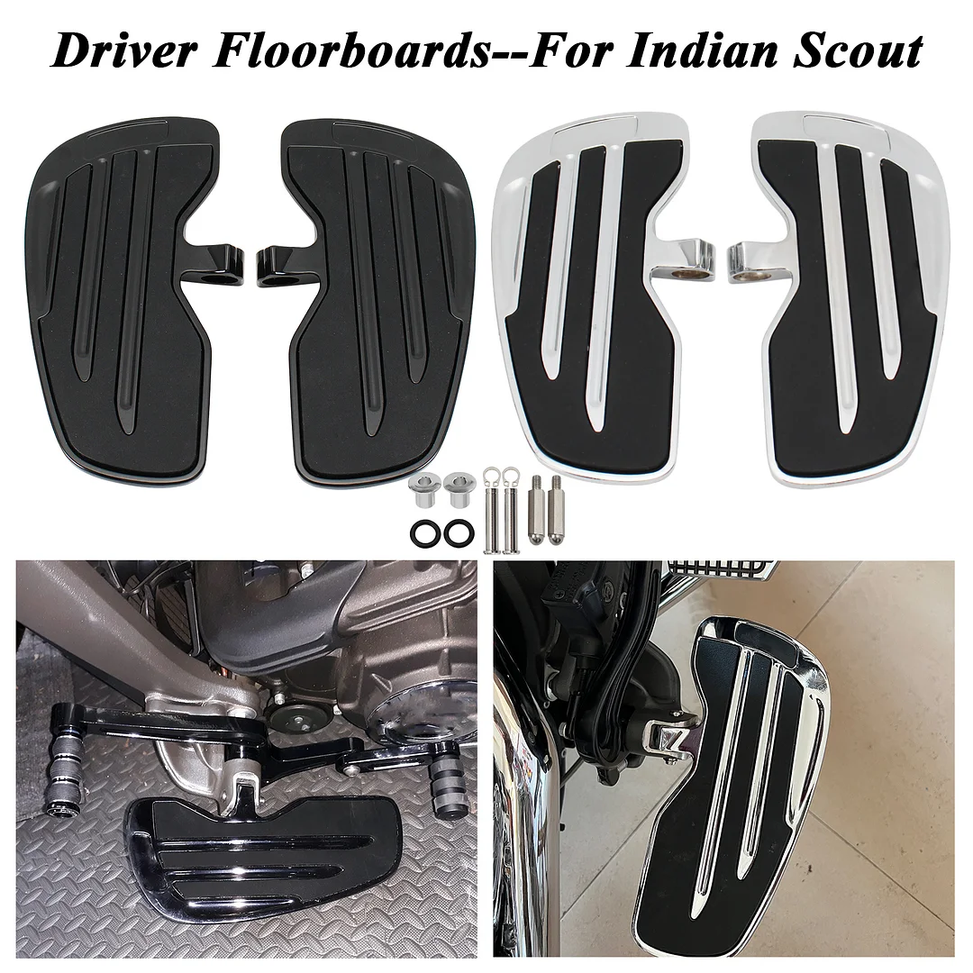 Front Rider Floorboards Driver For Indian Scout/Bobber/Sixty/Twenty/Rogue