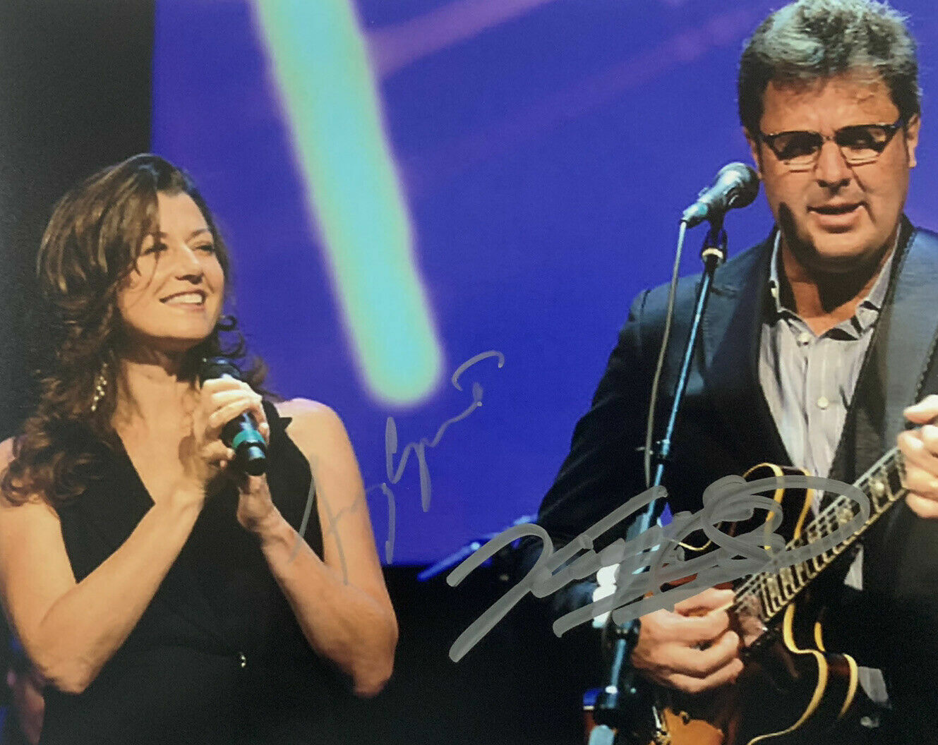 Vince Gill / Amy Grant Autographed Signed 8x10 Photo Poster painting REPRINT