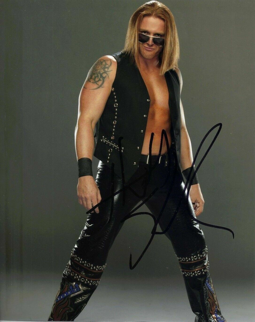 Heath Slater Signed 10X8 Photo Poster painting WWE WWF UFC Genuine Signature AFTAL COA (7023)