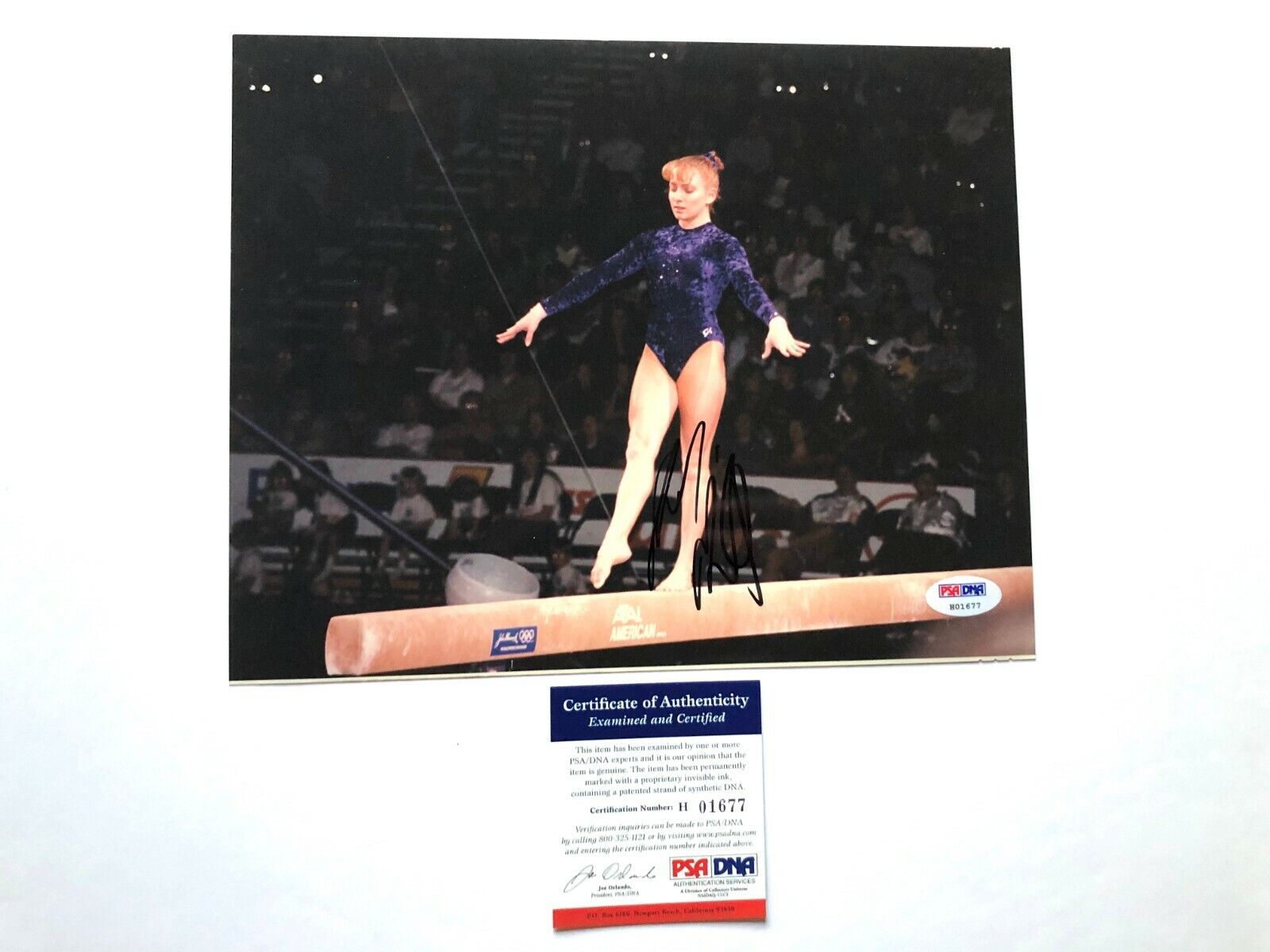 Shannon Miller Rare! signed autographed US Olympic gold 8x10 Photo Poster painting PSA/DNA coa