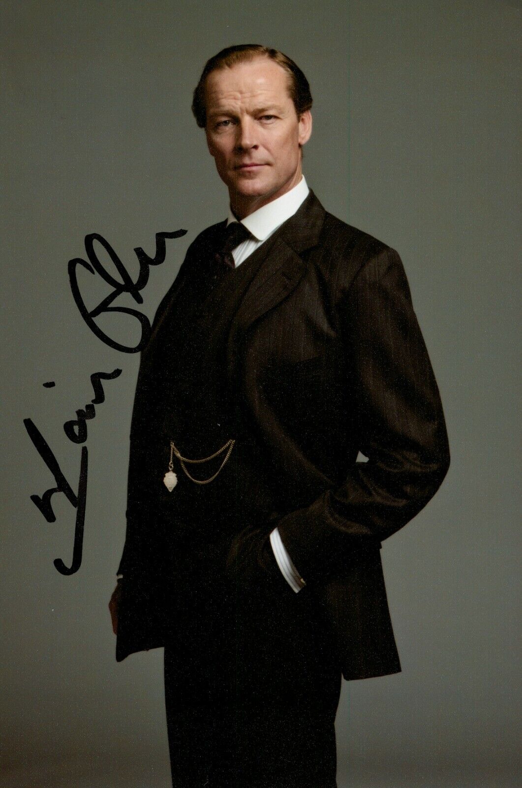 Iain Glen Signed 6x4 Photo Poster painting Downton Abbey Doctor Who Autograph Memorabilia + COA