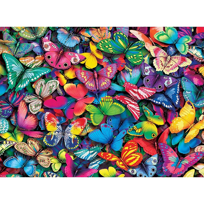 Ericpuzzle™ Ericpuzzle™Colorful Butterflies Wooden Puzzle