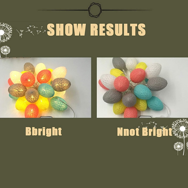 

LED Cotton Easter Egg-Curtain String Night Light, 501 Original
