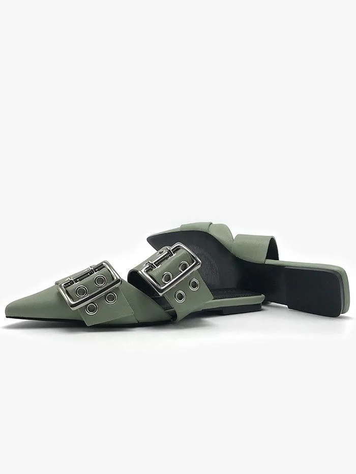 Fashion flat shoes women popular rivet sandals and slippers