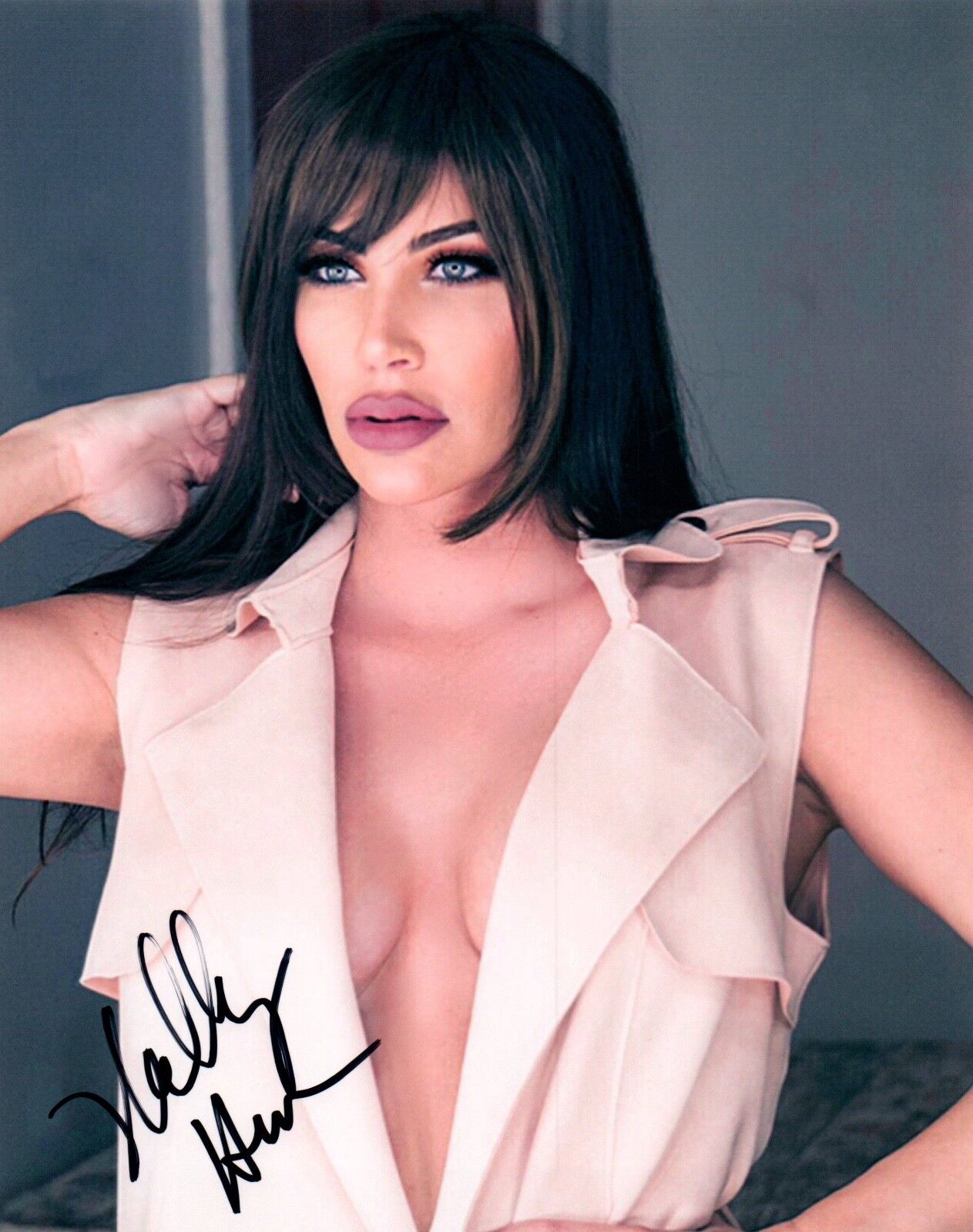 Holly Ann Signed Autographed 8x10 Photo Poster painting Hot Sexy Model COA