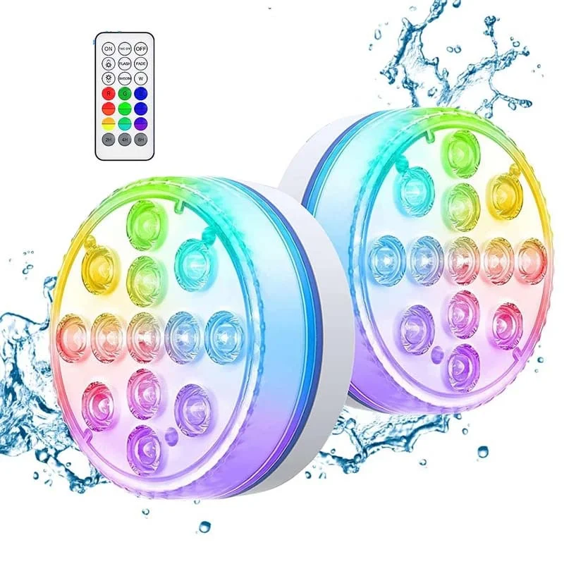 Double-Layer Waterproof Adhesive LED Pool Light