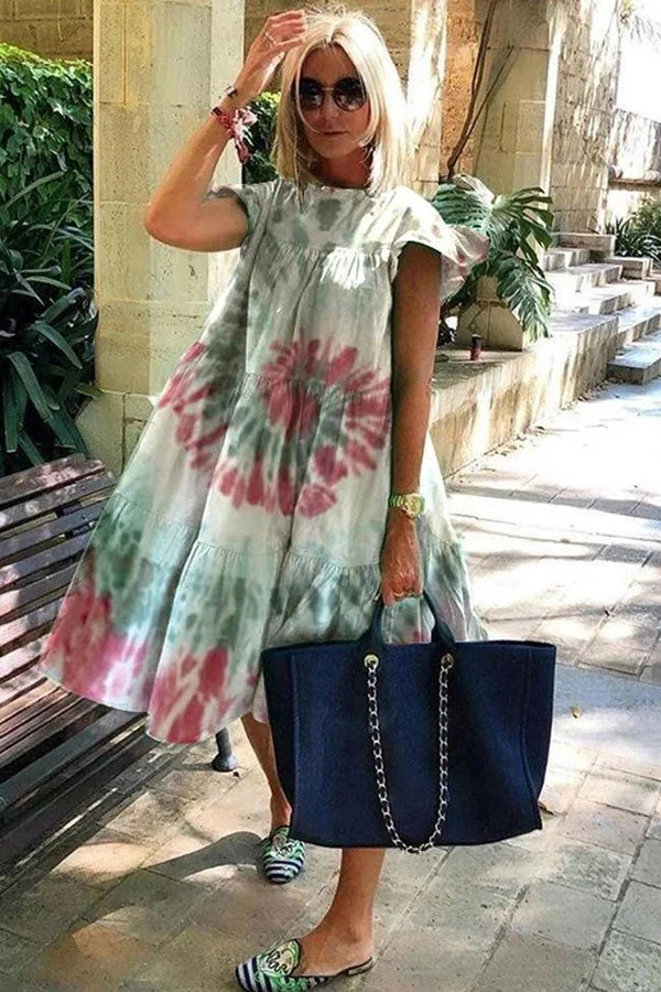 Lovely Sweet Print A-line Dress