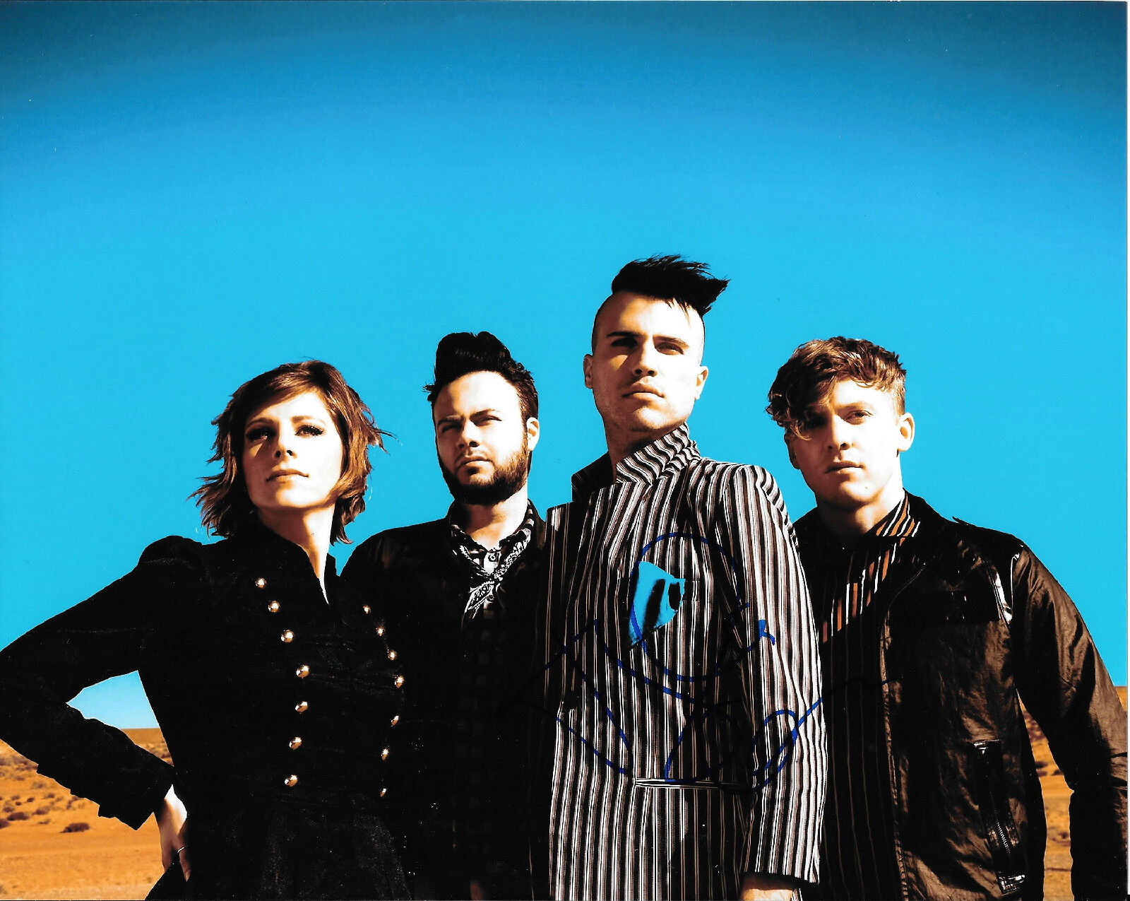 GFA Neon Trees Rock Band * TYLER GLENN * Signed 8x10 Photo Poster painting AD1 PROOF COA