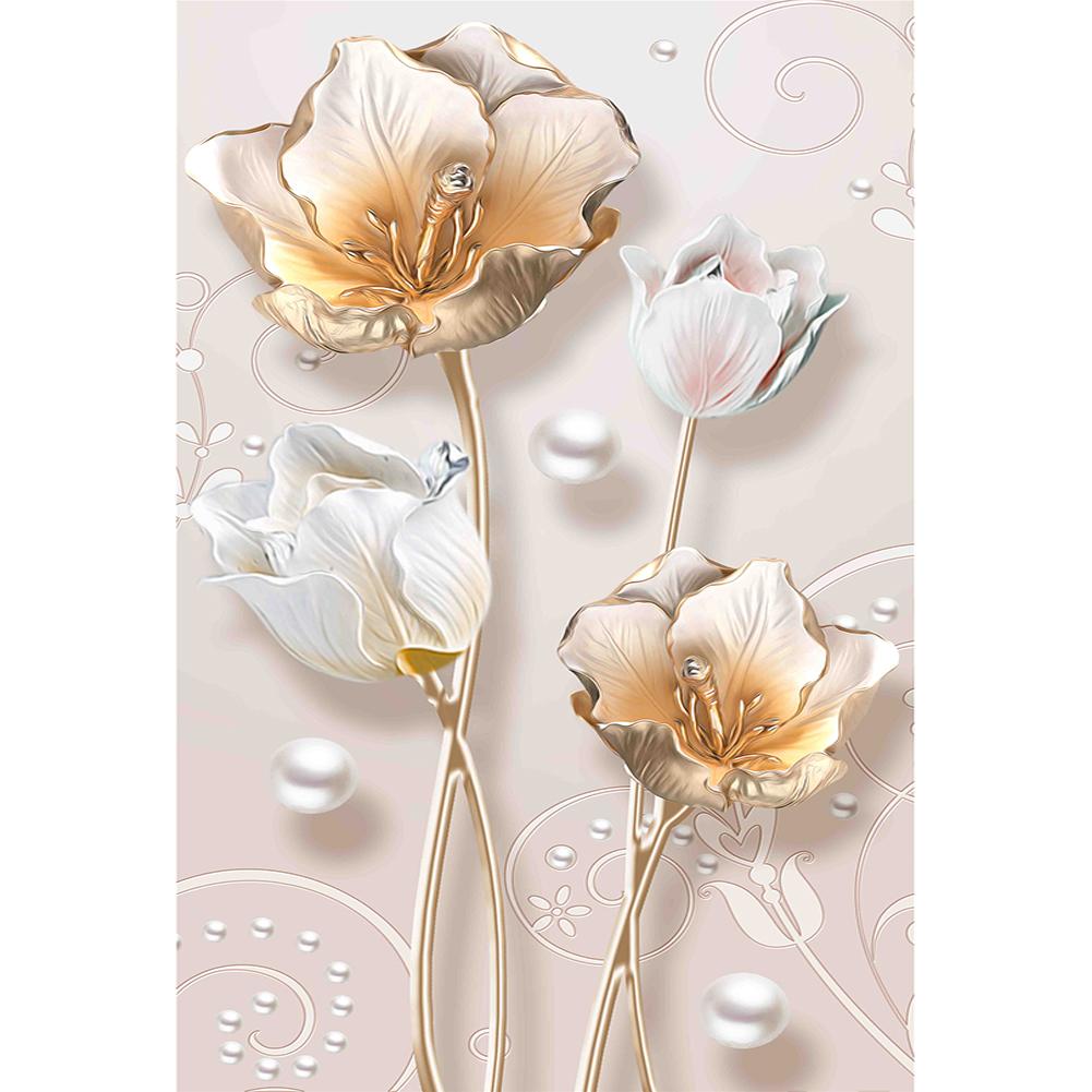 

Flower - Special Shaped Diamond Painting - 30*40CM, 2pcs, 501 Original