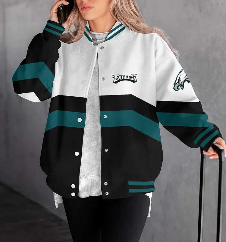 Philadelphia Eagles Women Limited Edition Full-Snap Casual Jacket