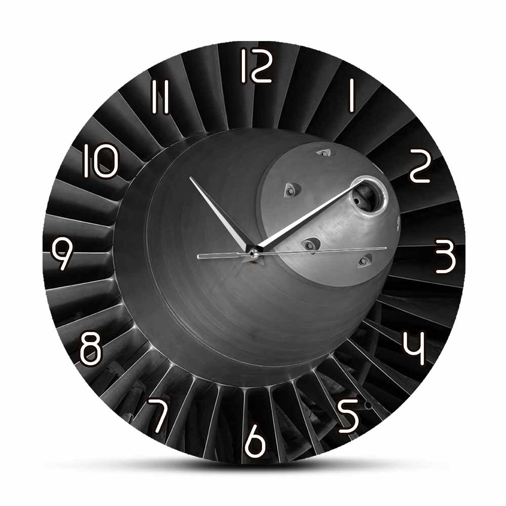

Airplane Engine - Frameless Acrylic Wall Clock, 501 Original