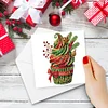 6PCS Diamond Painting Christmas Cake Greeting Cards Congratulations Cards