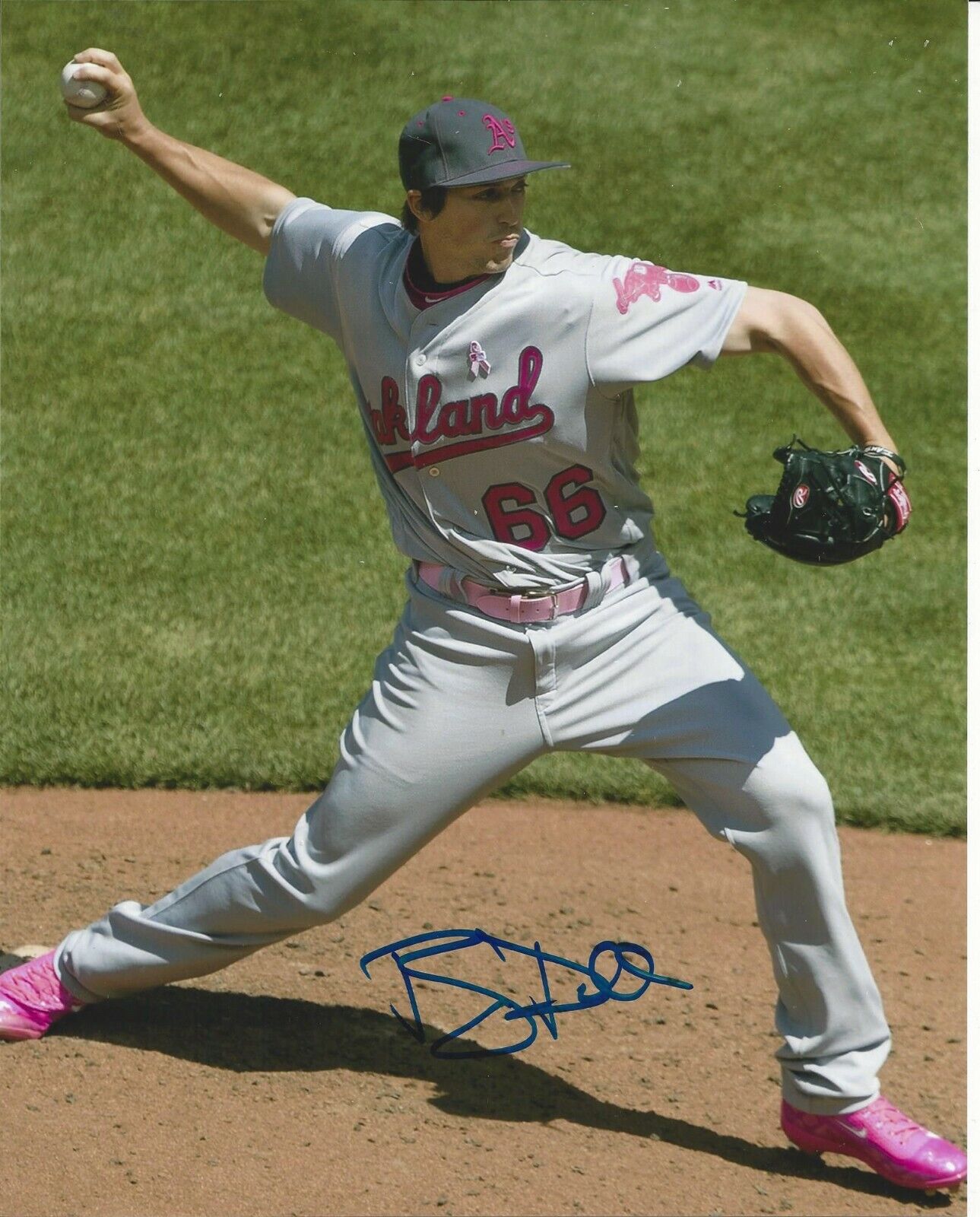 Ryan Dull Autographed 8x10 Oakland A's#S730