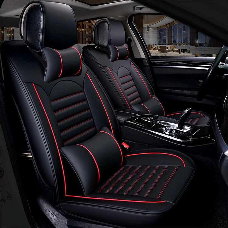 Universal Full Coverage Leather Car Seat Cover Protector