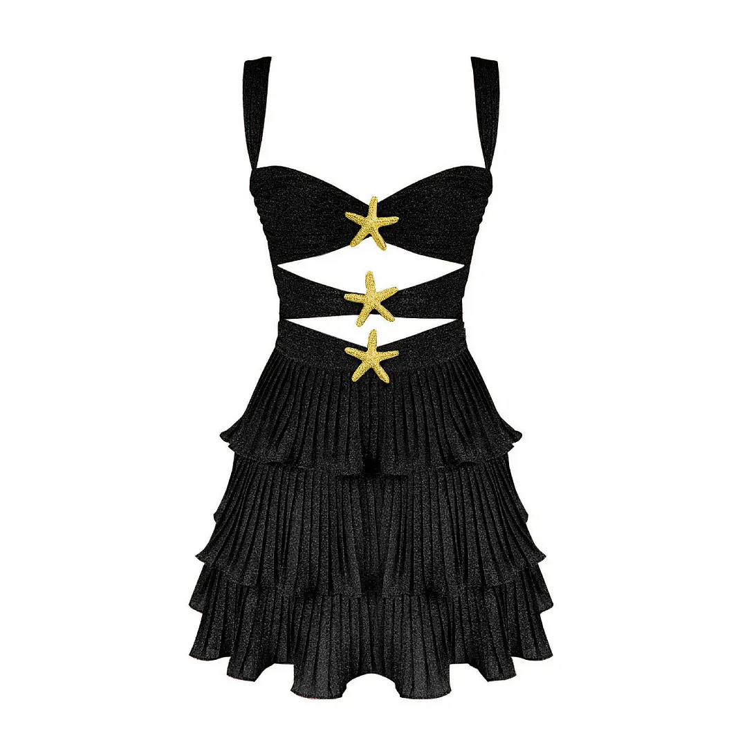 Churchf A-Shaped Cake Dress Body Beach Set Sexy All-In-One 2025 New