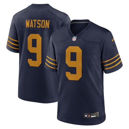 Men's Green Bay Packers #9 Christian Watson  Navy The 1923 Classic Game Jersey