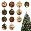 12Pcs Diamond Painting Christmas Ornaments for Adults Round Acrylic DIY