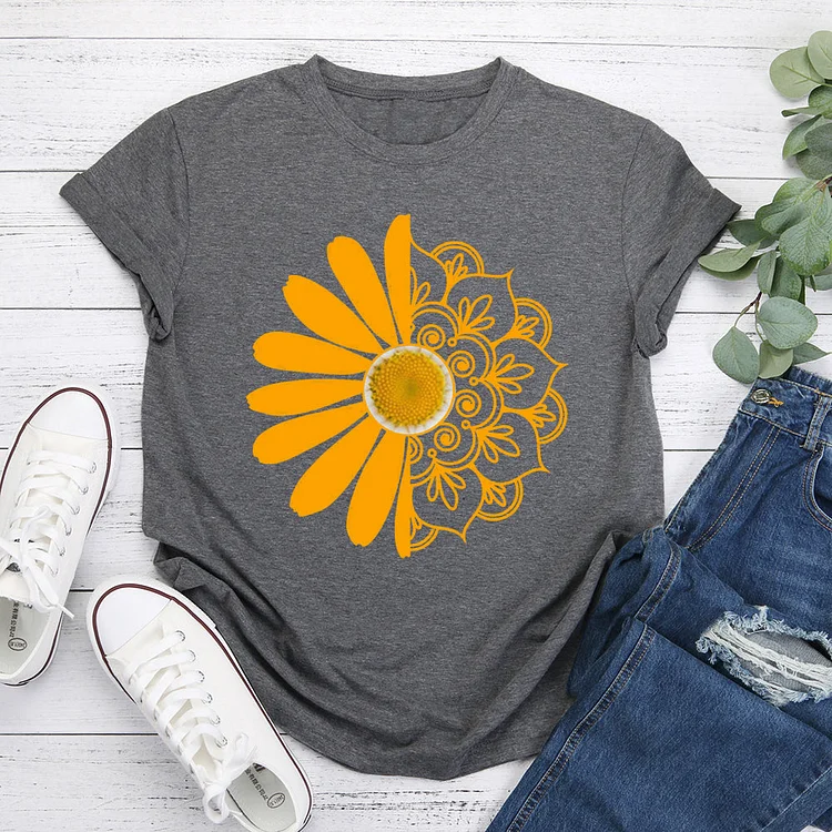 ANB - Flower daisy  T-Shirt Tee-05163