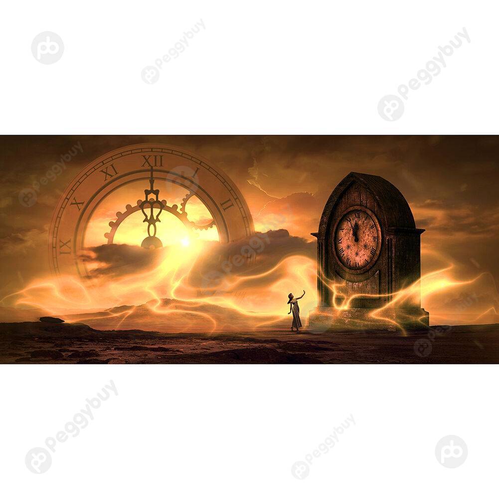 

1000pcs DIY Paper Jigsaw Big Clock Puzzle Educational Picture Toys Decor, 501 Original