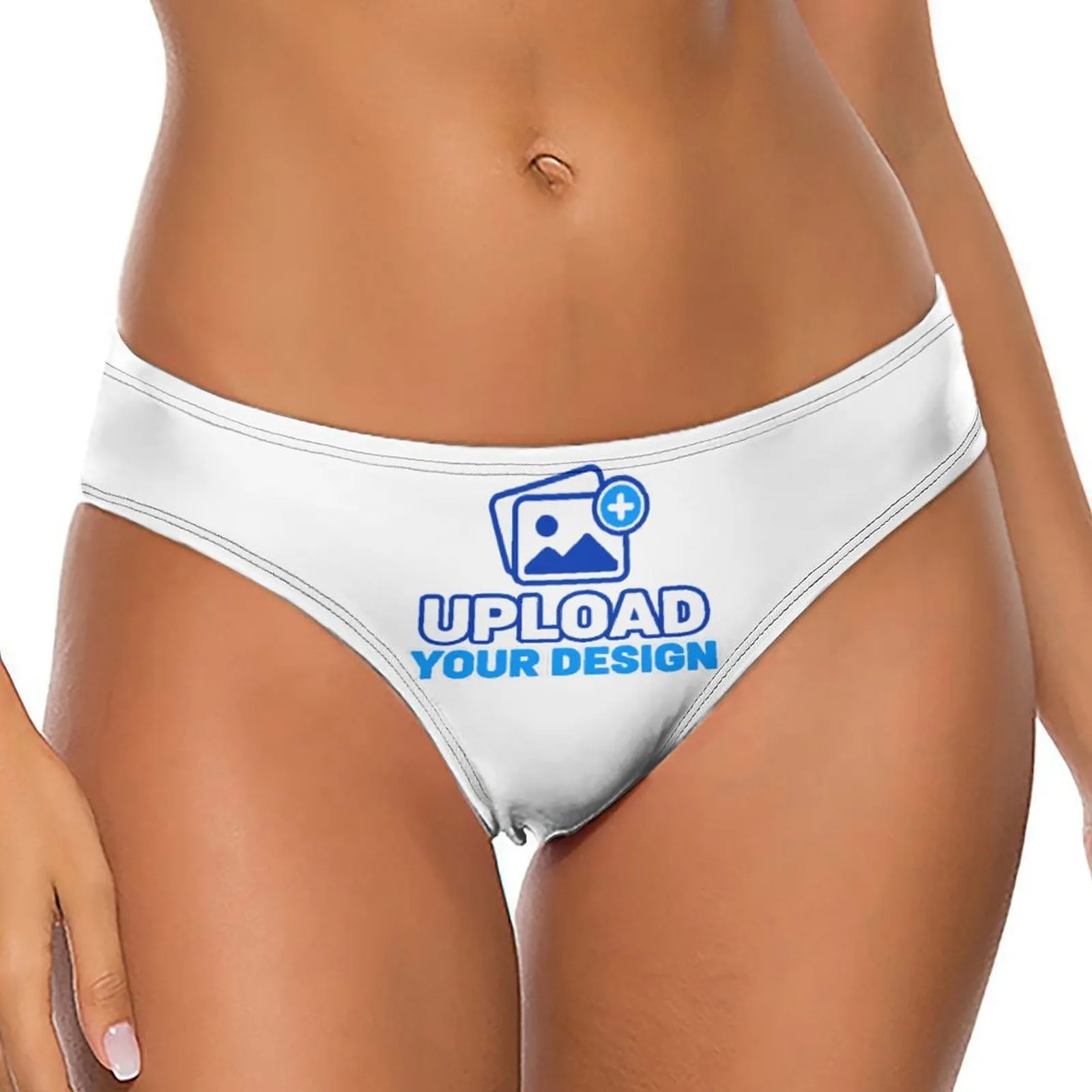 Milk-Silk All-Over Print Thong &ndash; personalized print product image 8