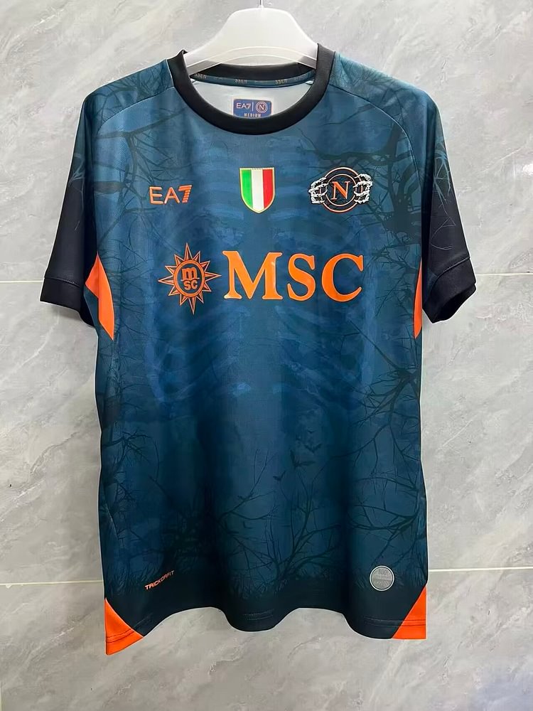 2025-26 Napoli Halloween Royal Blue Jersey - Fan Edition