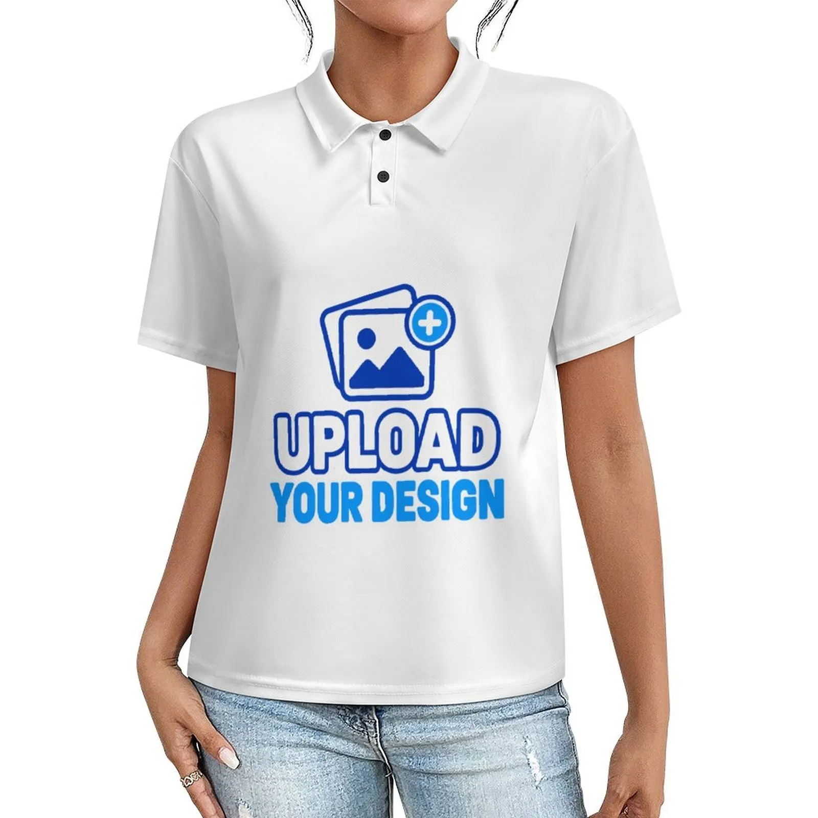 Custom Piqu&eacute; Short-Sleeve Button Polo Shirt product image 8