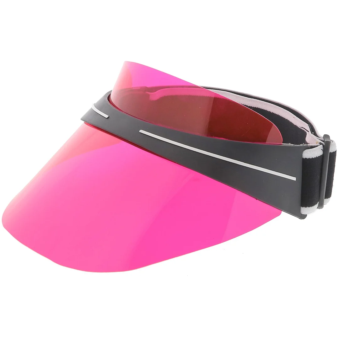 Oversize Shield Visor Hat glasses Elastic Adjustable Strap 130mm