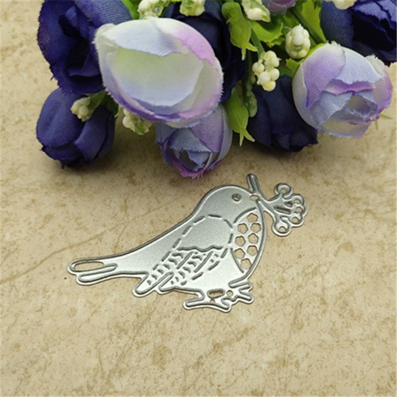 1 pcs Birds Metal Cutting Dies Stencil DIY Scrapbooking Photo Album Decor Embossing Cards Making DIY Crafts